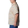 imageColumbia Mens Super Slack Tide Camp Shirt Short SleeveLight Coral Mid Gingham
