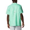 imageColumbia Mens Super Slack Tide Camp Shirt Short SleeveLight Jade Merry Mahi Print