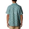 imageColumbia Mens Super Slack Tide Camp Shirt Short SleeveMetal Small Mighty Marlins Print