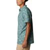 imageColumbia Mens Super Slack Tide Camp Shirt Short SleeveMetal Small Mighty Marlins Print