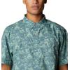 imageColumbia Mens Super Slack Tide Camp Shirt Short SleeveMetal Small Mighty Marlins Print