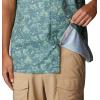 imageColumbia Mens Super Slack Tide Camp Shirt Short SleeveMetal Small Mighty Marlins Print