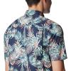 imageColumbia Mens Super Slack Tide Camp Shirt Short SleeveMint Cay Tunatropic Print
