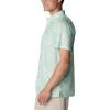 imageColumbia Mens Super Slack Tide Camp Shirt Short SleeveNew Mint Kona Kraze