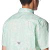 imageColumbia Mens Super Slack Tide Camp Shirt Short SleeveNew Mint Kona Kraze