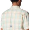 imageColumbia Mens Super Slack Tide Camp Shirt Short SleeveNew Mint Ombre Check