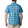 imageColumbia Mens Super Slack Tide Camp Shirt Short SleevePool Mid Gingham