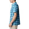 imageColumbia Mens Super Slack Tide Camp Shirt Short SleevePool Mid Gingham