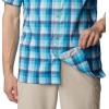 imageColumbia Mens Super Slack Tide Camp Shirt Short SleevePool Mid Gingham