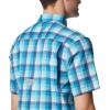 imageColumbia Mens Super Slack Tide Camp Shirt Short SleevePool Mid Gingham