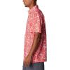 imageColumbia Mens Super Slack Tide Camp Shirt Short SleeveRed Hibiscus Kona Print