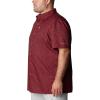 imageColumbia Mens Super Slack Tide Camp Shirt Short SleeveRed Spark Deepsea Medley