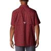 imageColumbia Mens Super Slack Tide Camp Shirt Short SleeveRed Spark Deepsea Medley