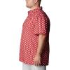 imageColumbia Mens Super Slack Tide Camp Shirt Short SleeveRed Spark Fish Bobber Print