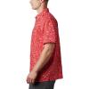 imageColumbia Mens Super Slack Tide Camp Shirt Short SleeveRed Spark Gamefish Print