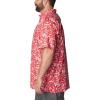 imageColumbia Mens Super Slack Tide Camp Shirt Short SleeveRed Spark Kona Kalikimaka Print