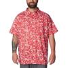 imageColumbia Mens Super Slack Tide Camp Shirt Short SleeveRed Spark Kona Kalikimaka Print