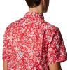 imageColumbia Mens Super Slack Tide Camp Shirt Short SleeveRed Spark Kona Kalikimaka Print