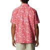 imageColumbia Mens Super Slack Tide Camp Shirt Short SleeveRed Spark Kona Print