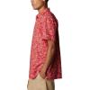 imageColumbia Mens Super Slack Tide Camp Shirt Short SleeveRed Spark Merry Mahi Print