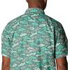 imageColumbia Mens Super Slack Tide Camp Shirt Short SleeveSafari Fishfinder Print