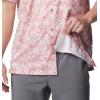 imageColumbia Mens Super Slack Tide Camp Shirt Short SleeveSandalwood Pink Tunado Tonal