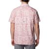 imageColumbia Mens Super Slack Tide Camp Shirt Short SleeveSandalwood Pink Tunado Tonal