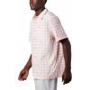 imageColumbia Mens Super Slack Tide Camp Shirt Short SleeveSorbet Palaka Plaid