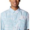 imageColumbia Mens Super Slack Tide Camp Shirt Short SleeveSpring Blue Hula Fish Print
