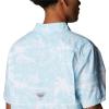 imageColumbia Mens Super Slack Tide Camp Shirt Short SleeveSpring Blue Hula Fish Print