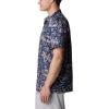 imageColumbia Mens Super Slack Tide Camp Shirt Short SleeveTranquil Teal Kona Kraze Print