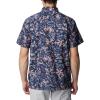 imageColumbia Mens Super Slack Tide Camp Shirt Short SleeveTranquil Teal Kona Kraze Print