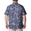 imageColumbia Mens Super Slack Tide Camp Shirt Short SleeveTranquil Teal Kona Kraze Print