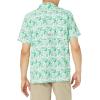 imageColumbia Mens Super Slack Tide Camp Shirt Short SleeveWhite Block Party