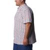 imageColumbia Mens Super Slack Tide Camp Shirt Short SleeveWhite Fish Bobber Print