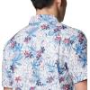 imageColumbia Mens Super Slack Tide Camp Shirt Short SleeveWhite Palmeria