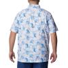 imageColumbia Mens Super Slack Tide Camp Shirt Short SleeveWhite Sails Away Print