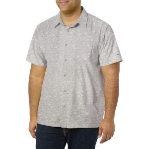 imageColumbia Mens Super Slack Tide Camp Shirt Short SleeveCool Grey Gamefish Print