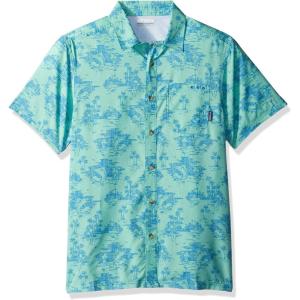 imageColumbia Mens Super Slack Tide Camp Shirt Short SleeveHarbor Blue