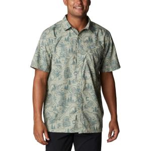 imageColumbia Mens Super Slack Tide Camp Shirt Short SleeveMetal Pfg Origins Print
