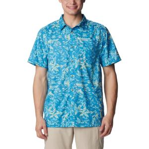 imageColumbia Mens Super Slack Tide Camp Shirt Short SleevePool Kona Kraze Print