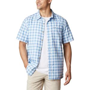 imageColumbia Mens Super Slack Tide Camp Shirt Short SleeveSkyler Palaka Plaid
