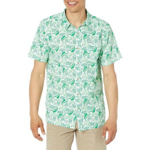 imageColumbia Mens Super Slack Tide Camp Shirt Short SleeveWhite Block Party