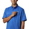 imageColumbia Mens Low Drag Offshore Short Sleeve ShirtVivid Blue