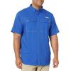 imageColumbia Mens Low Drag Offshore Short Sleeve ShirtVivid Blue