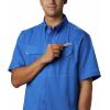 imageColumbia Mens Low Drag Offshore Short Sleeve ShirtVivid Blue