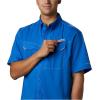 imageColumbia Mens Low Drag Offshore Short Sleeve ShirtVivid Blue