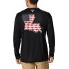 imageColumbia Mens Terminal Tackle PFG Statetriot Long SleeveBlack  Cool Grey La