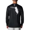 imageColumbia Mens Terminal Tackle PFG Statetriot Long SleeveBlackGraphite Fl