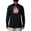 imageColumbia Mens Terminal Tackle PFG Statetriot Long SleeveBlackRed Spark Ga